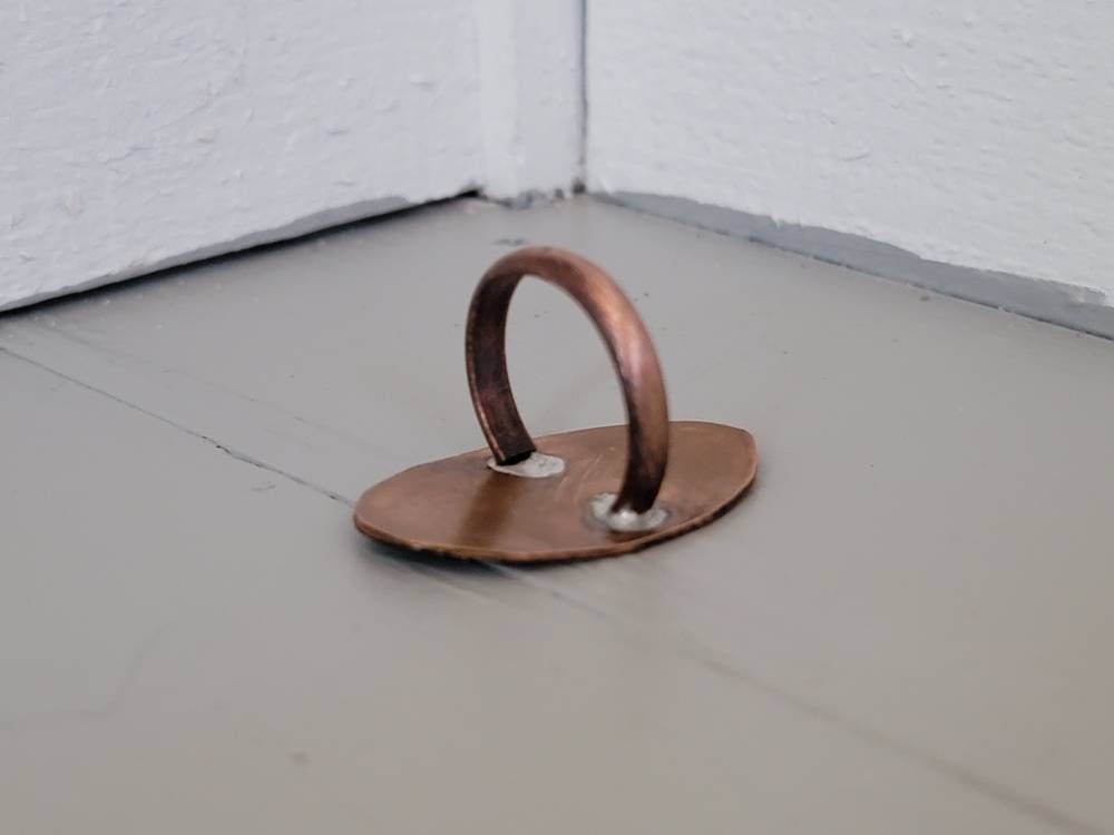 Recycled Flattened Souvenir Penny Ring Copper Band Hand Fabricated Women's Size 5.75 Ann Arbor Hands On Museum